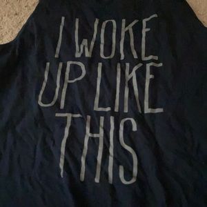 I woke up like this tank